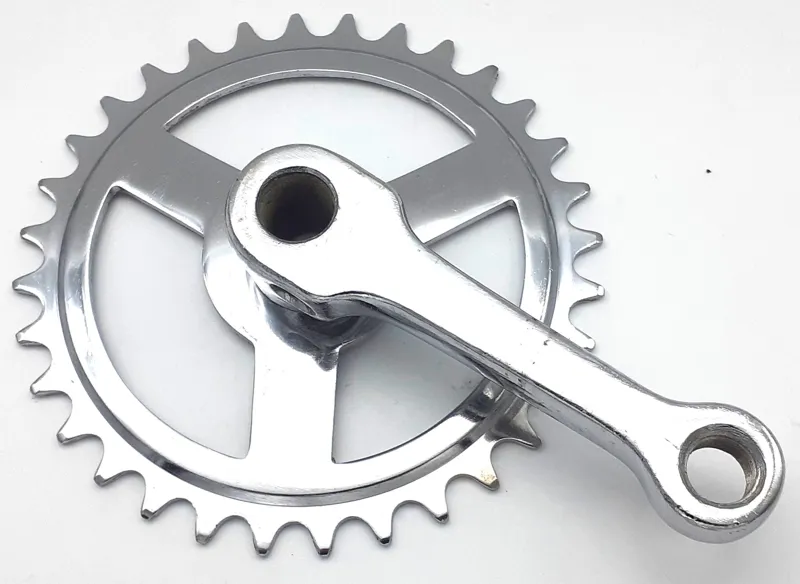 Belvin Cottered Childrens 110mm Single 32T Chainset in Chrome